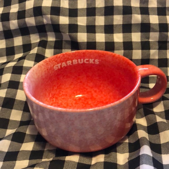 Starbucks Holiday Red Speckled 16oz mug